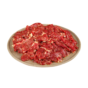 马晓马佳齐齐哈尔烤肉食材半成品烧烤生牛肉拌肉腌制精选小肋雪花