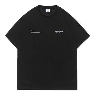 GOGOSOON夏季新款速干短袖T恤男250g凉感防晒50+潮流logo上衣Q