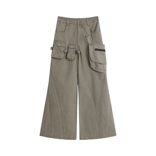 KetchupVintage（闭店清仓中）弹夹挎包可拆卸水洗伞兵工装裤男