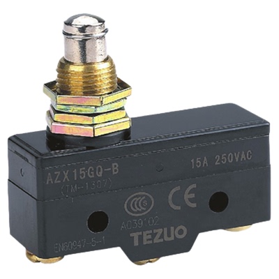 TEZUO特佐AZX15GQ-B微动行程开关限位开关面板安装按钮型电梯配件