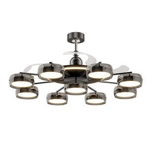 2026新款客厅灯现代简约意式风扇灯轻奢高级感吊扇灯高端全屋灯具