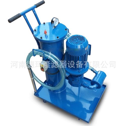 德玛隆LUC-63*5 10便携可移动小型立式加油防爆液压油滤油机小车