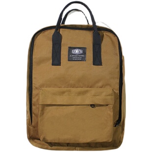 LEONIKITA美拉德色系14寸电脑包纯色百搭尼龙防水双肩包