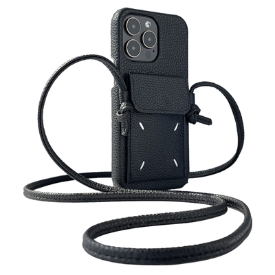 小众高级感斜挎皮革手机壳