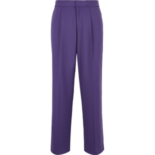 【折扣】BONSAI男士直筒褶裥斜纹布长裤