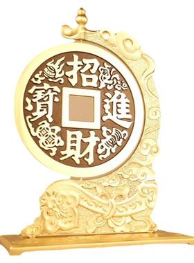 黄铜招财大铜钱复古客厅