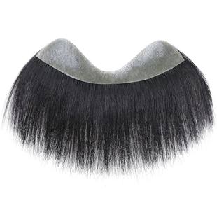深v形发际线假发贴假刘海假发片m形发际线贴男一片式前额补发真发