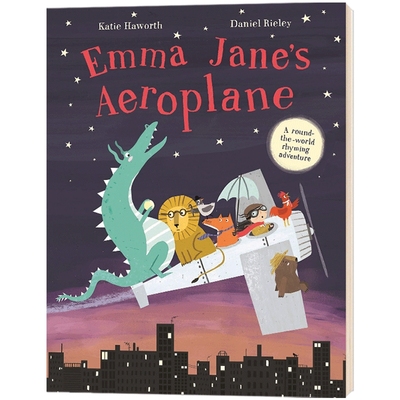 华研原版 艾玛的飞机 英文原版绘本 Emma Janes Aeroplane 世界环游 冒险探险 儿童英语图画故事书 英文版进口原版书籍