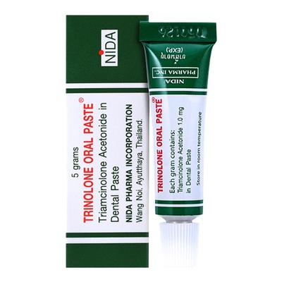 泰国nida口腔溃疡药膏戴挪伦凝胶膏舌头起泡止痛膏溃疡专用药5g