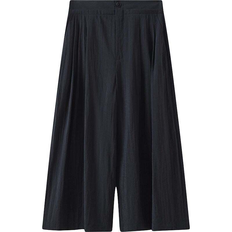 【商场同款】播26夏新品垂感易打理轻薄宽松阔腿裤女BDT2KD2975