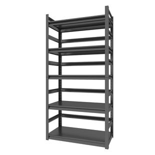 豫正家用学生铁艺书架落地多层置物架现代简约图书客厅搁板收纳架