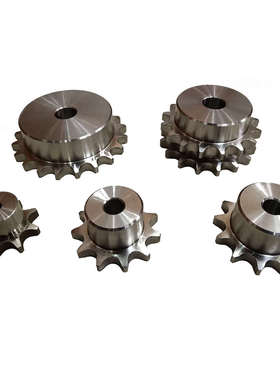 08B/4分304不锈钢链轮 8 9 10 11 12 13 14 15 16 17 18 20-60齿