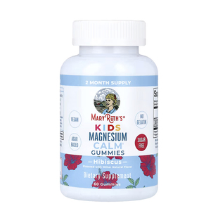 现货美国MaryRuth儿童镁舒缓软糖缓解紧张焦虑易怒助眠骨骼3岁+