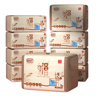 双灯可溶本色压花卫生纸 405层加厚柔韧加韧厕用纸优质草纸实惠装