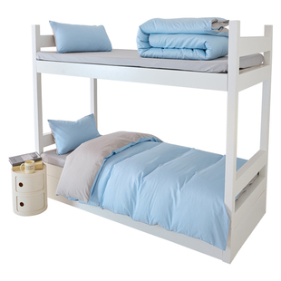 本屋创品大学生宿舍床上三件套纯棉寝室床单人被套六件套被子全套