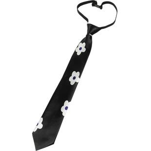 黑色领带女款jk日系领结学院风手打dk衬衫男生制服免打结纯色休闲