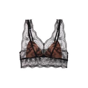 幸棉蕾丝背心内搭小胸内衣胸垫法式性感吊带一体式打底美背文胸罩