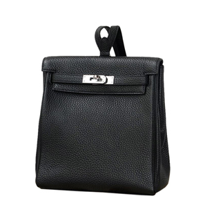 MICHAEL JAY纯手工蜡线 Ado凯莉包头层牛皮双肩包高级感旅行背包