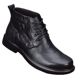 秋冬头层牛皮男士真皮马丁靴休闲百搭防滑中帮商务皮鞋英伦靴子男