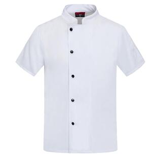 冰丝全透气网厨师工作服夏季薄款酒店餐厅饭店速干厨师服短袖定制