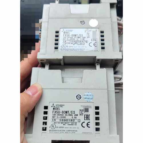 〔议价-可维修〕FX5U-80MT/ES 三菱PLC拆机件 16年