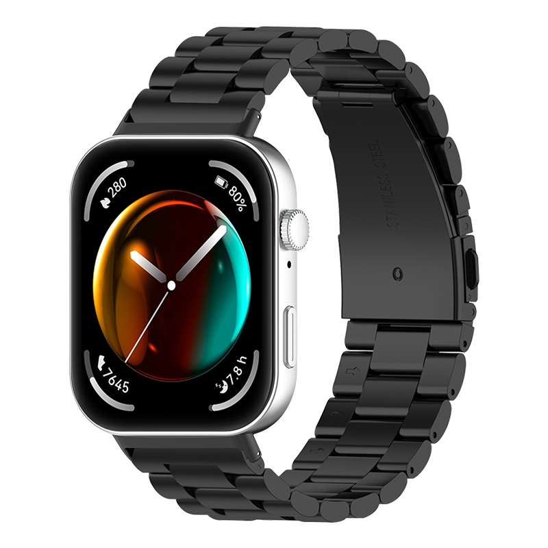 适用于vivowatchgt2手表表带iqoowatchgt2腕带vivo新款watch三珠钢带金属3运动智能iqoowatch替换带男生配件