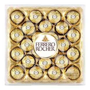 费列罗官方旗舰店榛果威化巧克力制品24粒礼盒装零食送礼伴手礼