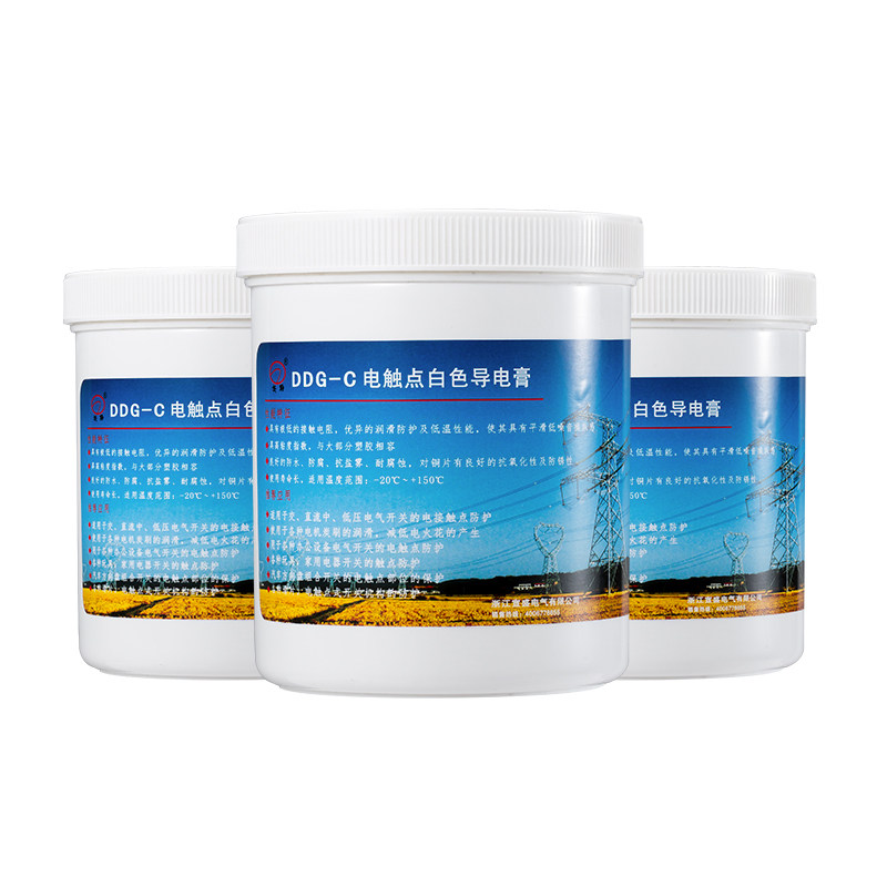 白色导电膏 DDG-C 1000g 长导牌导电膏 长电电力复合脂  包邮