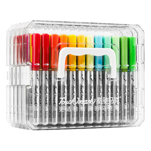 Touchmark软头直液式丙烯马克笔学生美术专用不透色可叠色初中生手绘漫画丙烯笔儿童亚克力丙稀水彩笔彩色笔