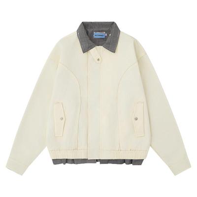 又不单调宽松翻领夹克外套男女