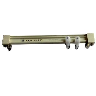 日本三进盒窗帘轨道L型阳台U弧度拐角消音铝合金易弯曲顶装双推荐