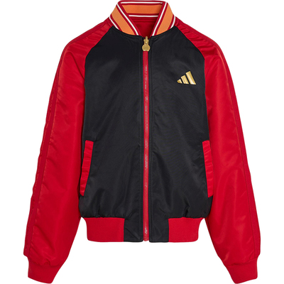 Adidas/阿迪达斯正品2025冬季款儿童耐穿拼接双面穿外套KG5925