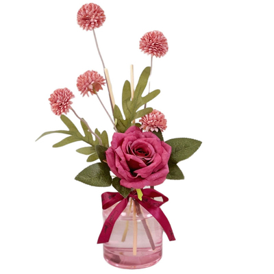 栀子花香薰家用客厅仿真花摆件