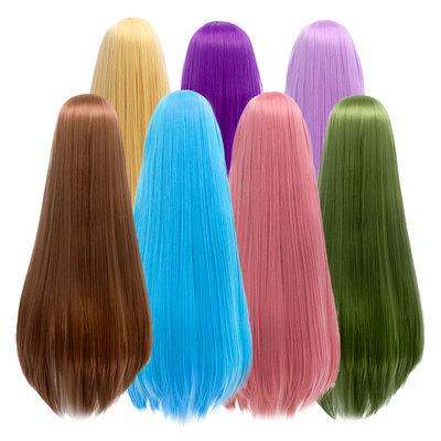 秀琴家万用长直cos假发加大发量