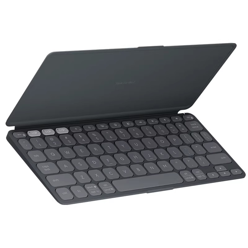 罗技Keys To Go2无线蓝牙键盘适用iPad安卓平板电脑办公便携拆包