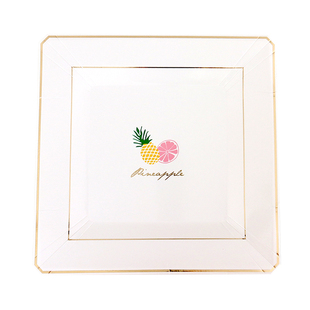 镀金一次性塑料刀叉勺烧烤水果蛋糕叉子勺子儿童生日派对装饰用品