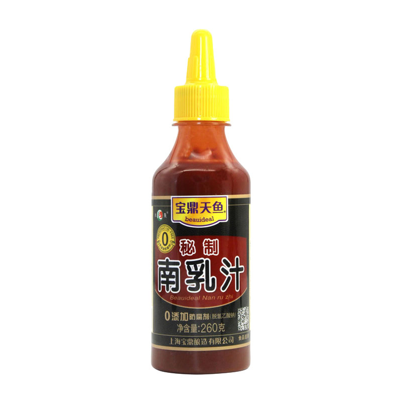 宝鼎天鱼浓香南乳汁260g红乳汁豆腐乳卤猪蹄肉鸡翅火锅蘸料腐乳汁