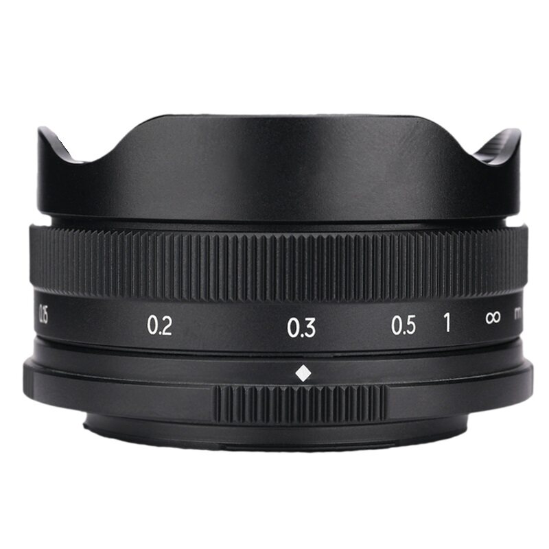 契卡10mmF5.6半画幅鱼眼镜头索E尼富xt4士Z M43卡口a6400 a6700