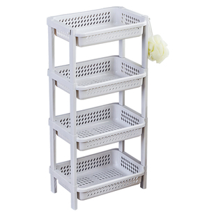 18/20cm宽32长浴室夹缝收纳柜窄卫生间厨房置物架零食缝隙小推车