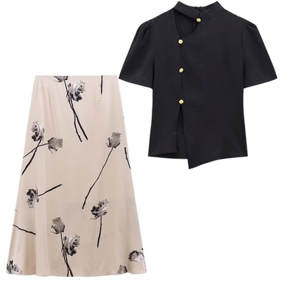 国风辣妹高级感新中式私服套装裙