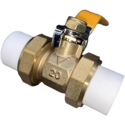 全铜PPR双活接铜球阀热熔管阀门20 25 32 4分 6分1寸双头活接球阀
