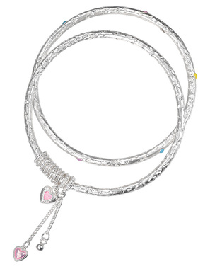 足银9999溏心手镯珐琅时尚