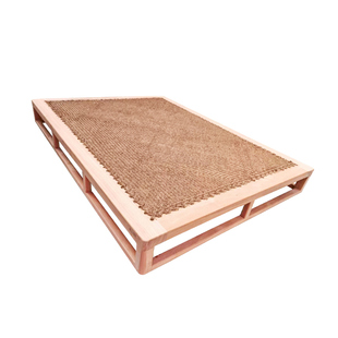 山棕垫老式棕绷子实木棕绷床垫儿童偏硬床垫天然手工无胶1.8 护脊