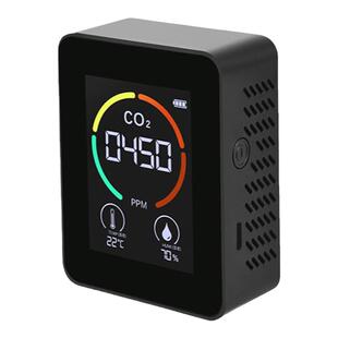 一二氧化碳浓度检测仪CO2空气质量PM10甲醛温湿度计PM2.5家用监测