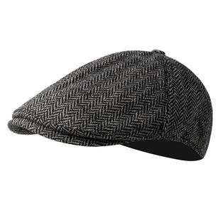 日系复古毛呢前进帽子女秋冬文艺百搭显脸小鸭舌帽保暖报童帽男士