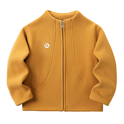 男童加绒加厚外套秋冬