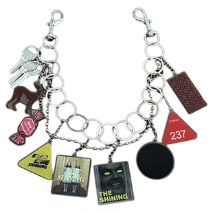 DFDG手作闪灵元素亚克力多元素裤链配饰设计感包挂百搭小众配饰链