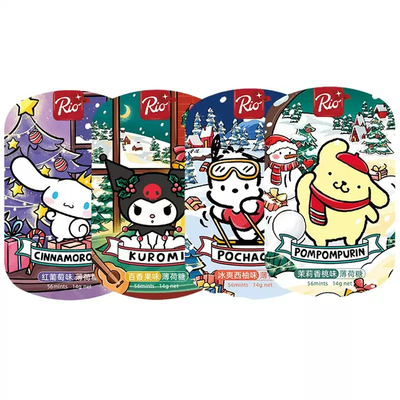 Rio瑞欧无蔗糖三丽鸥水果薄荷糖