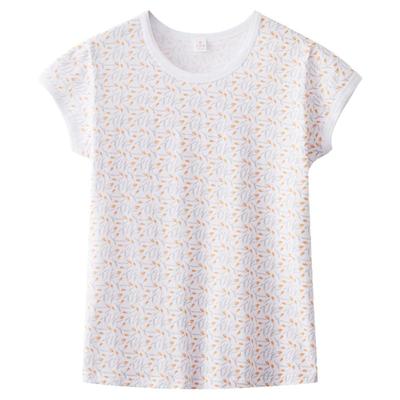 中老年纯棉短袖夏季外穿老人汗衫女背心t恤内衣妈妈老太太透气薄