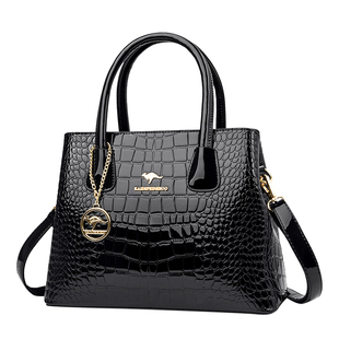 袋鼠专柜正品冬季新款女包手提包女士2026新款皮包包中年妈妈包软